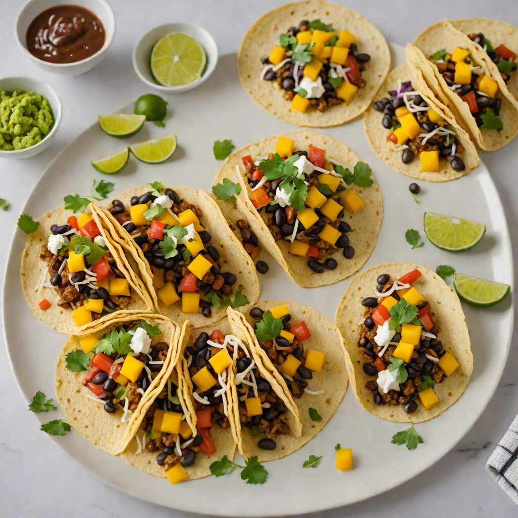 Playboi Carti-Inspired Spicy Mango and Black Bean Tacos