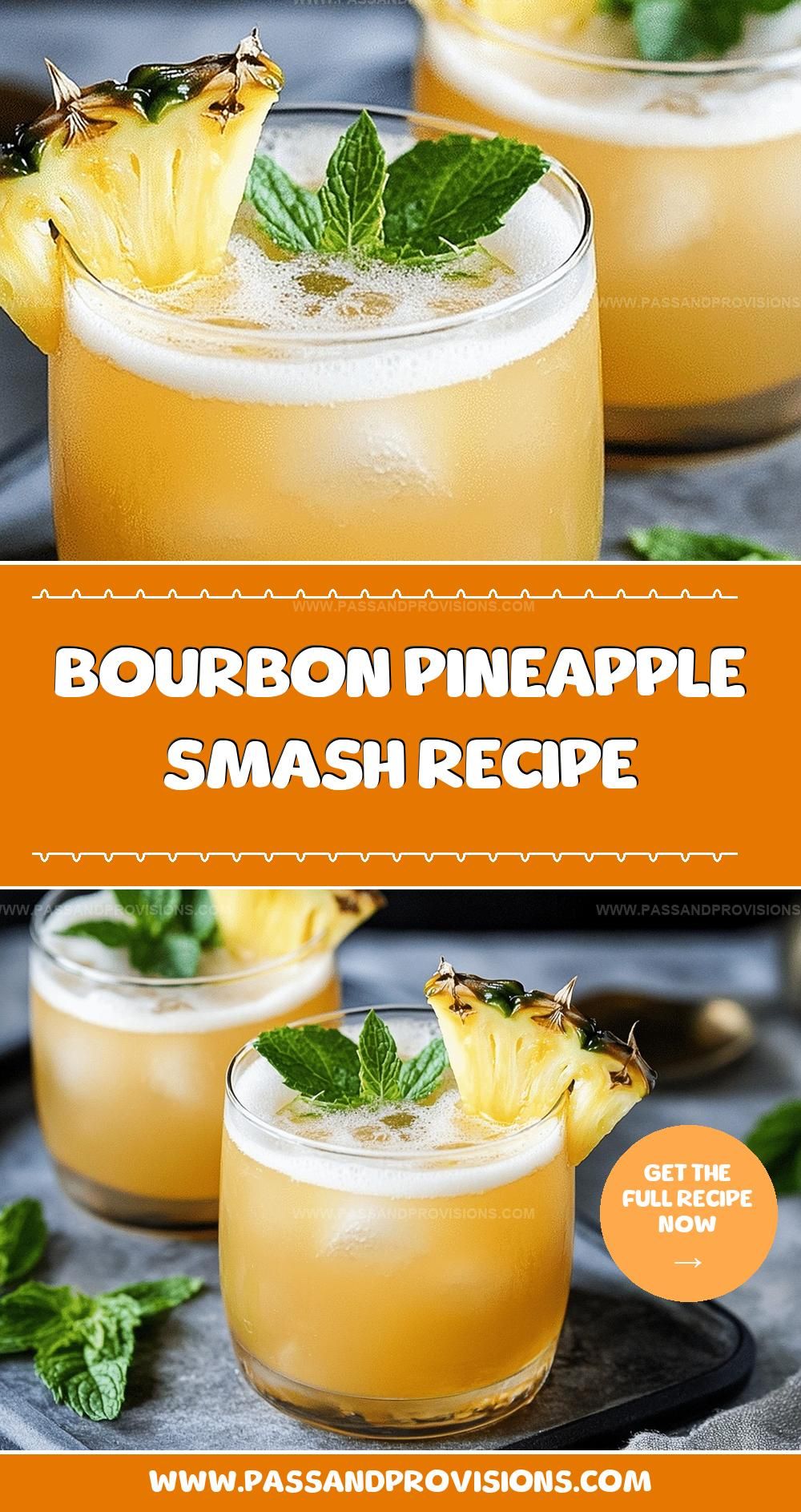 Pineapple Bacon Bourbon Smash