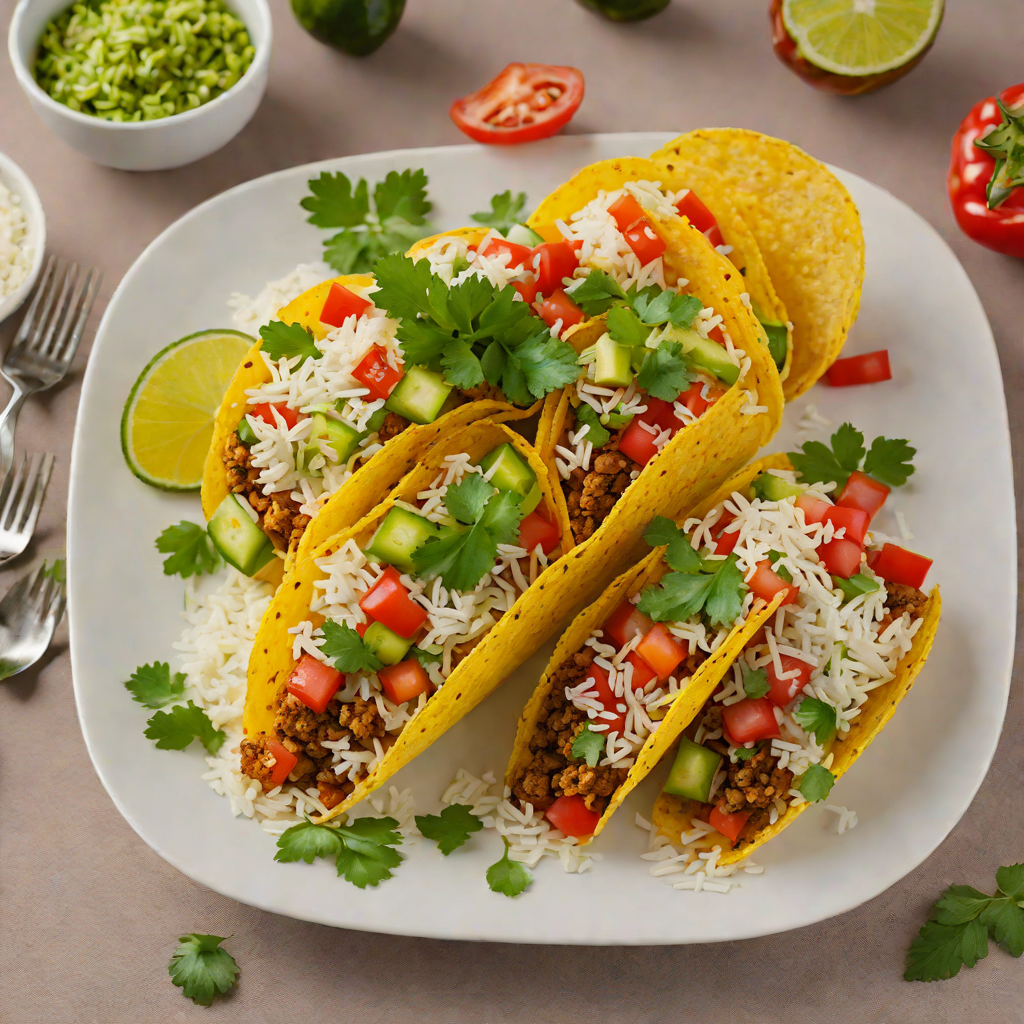 Taco-Stuffed Bell Peppers with Cilantro Lime Rice
