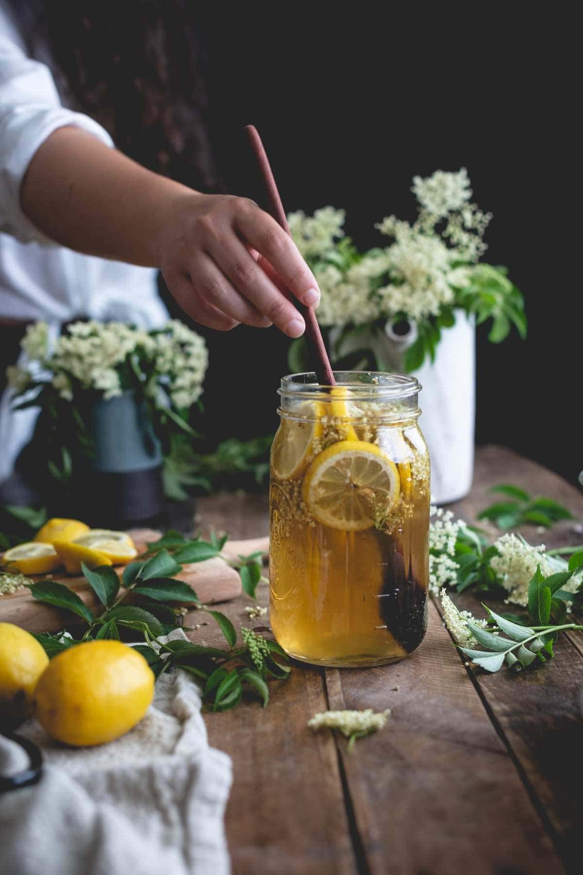 Herbal Immunity Tonic with Elderflower