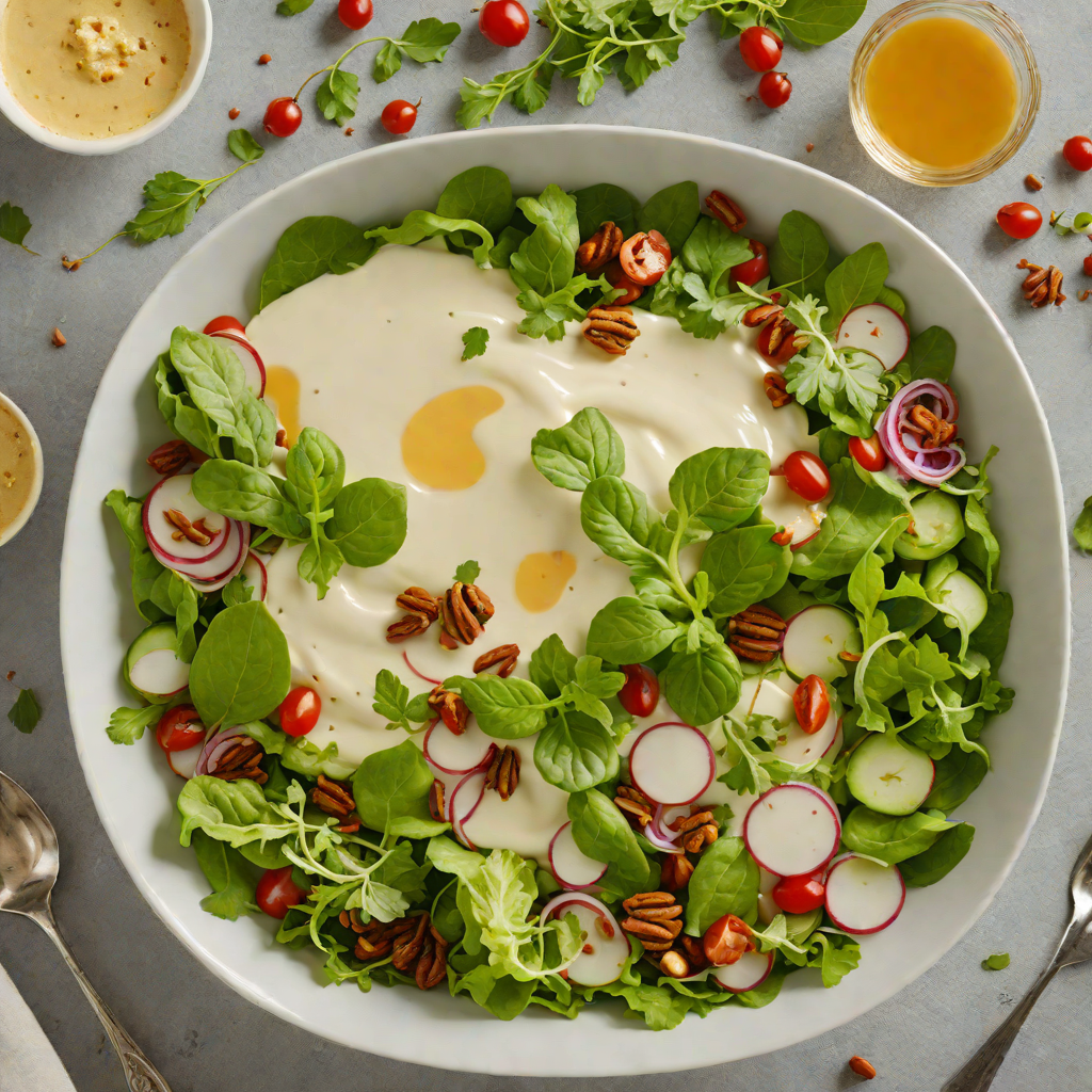 Spiced Honey-Yogurt Dressing for Salads