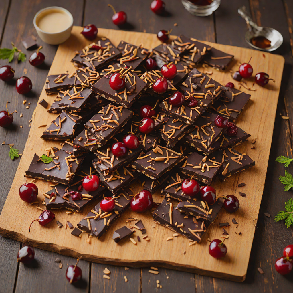 The Weeknd-Inspired Black Cherry and Dark Chocolate Bark