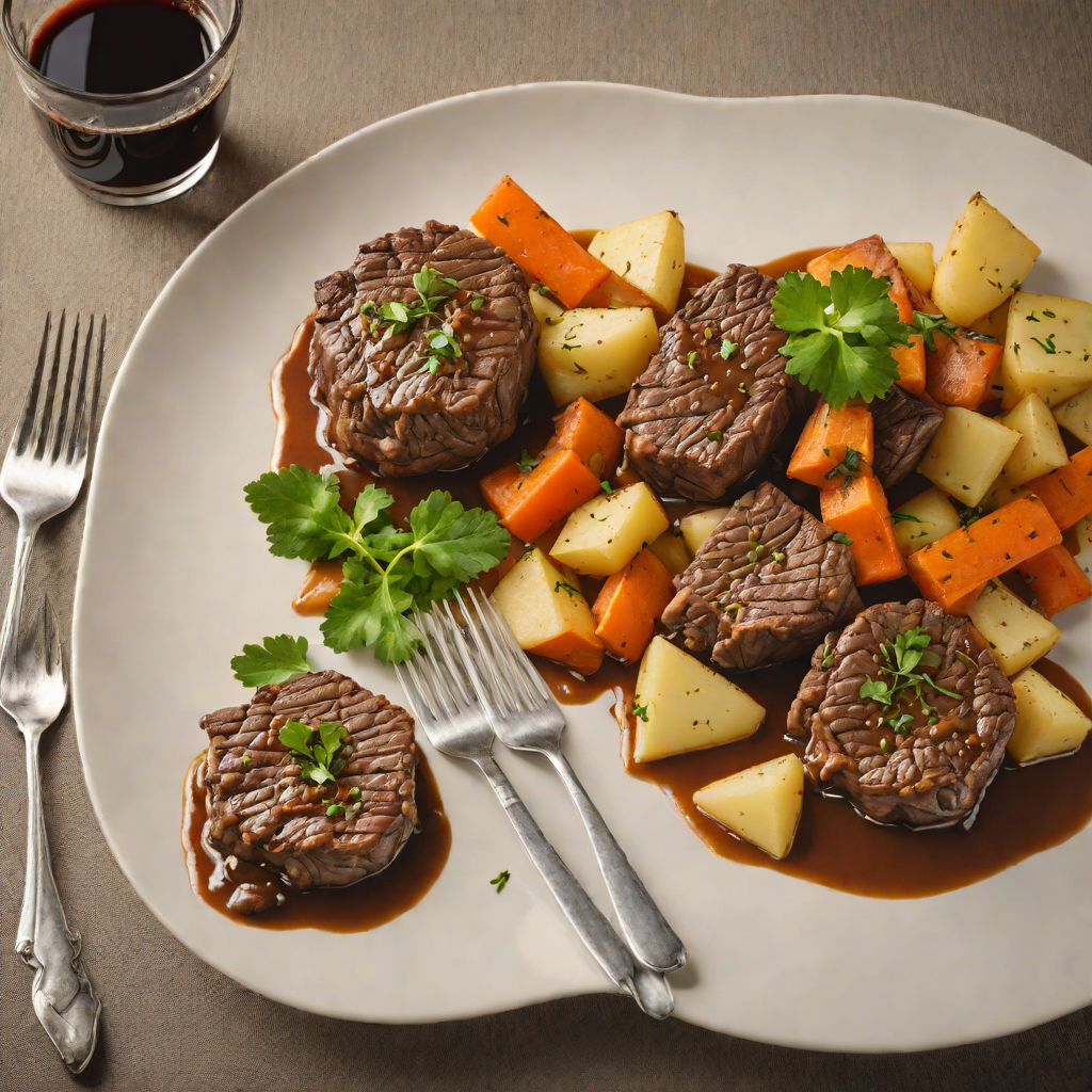 Stout-Braised Beef with Root Vegetables