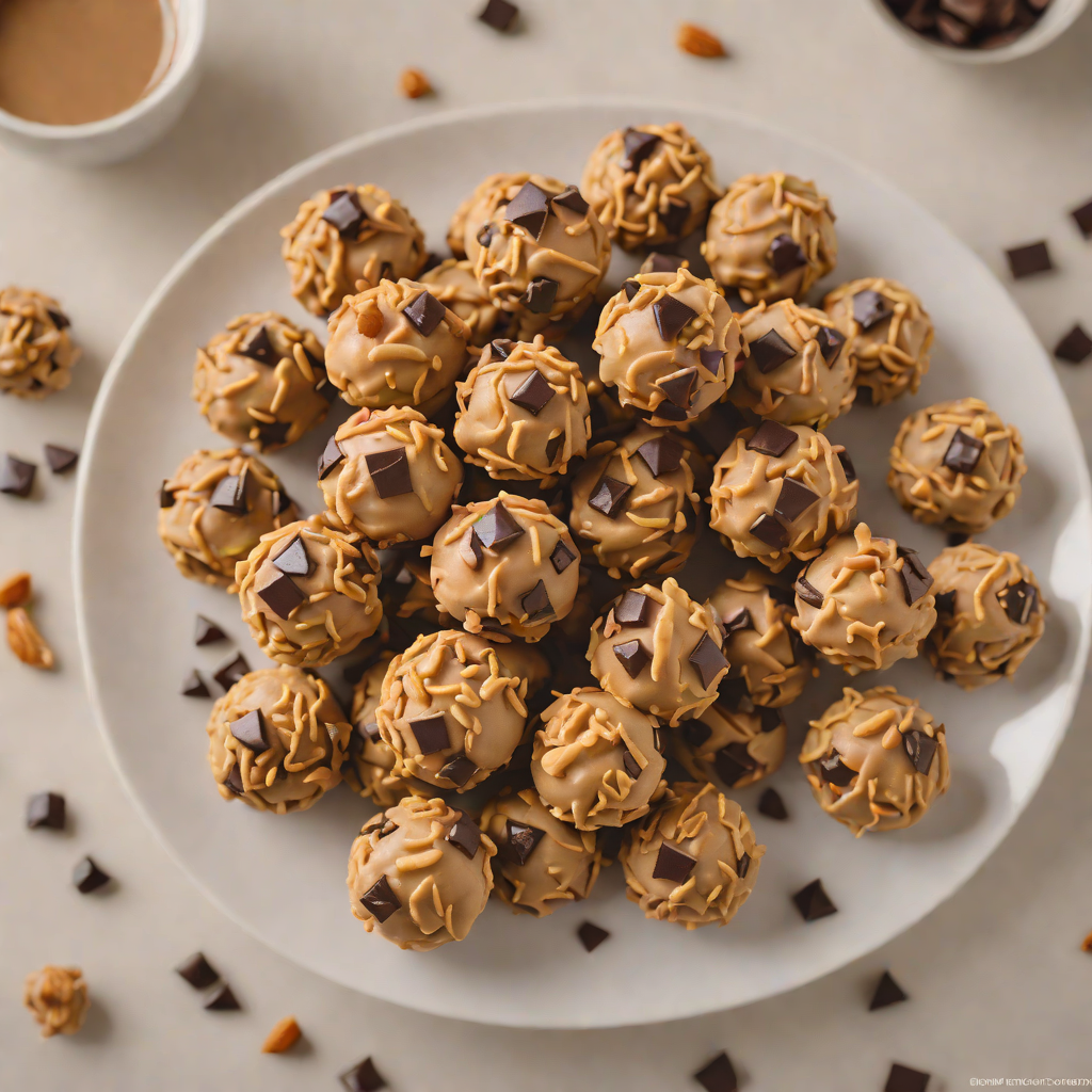No-Bake Peanut Butter Energy Bites with Dark Chocolate