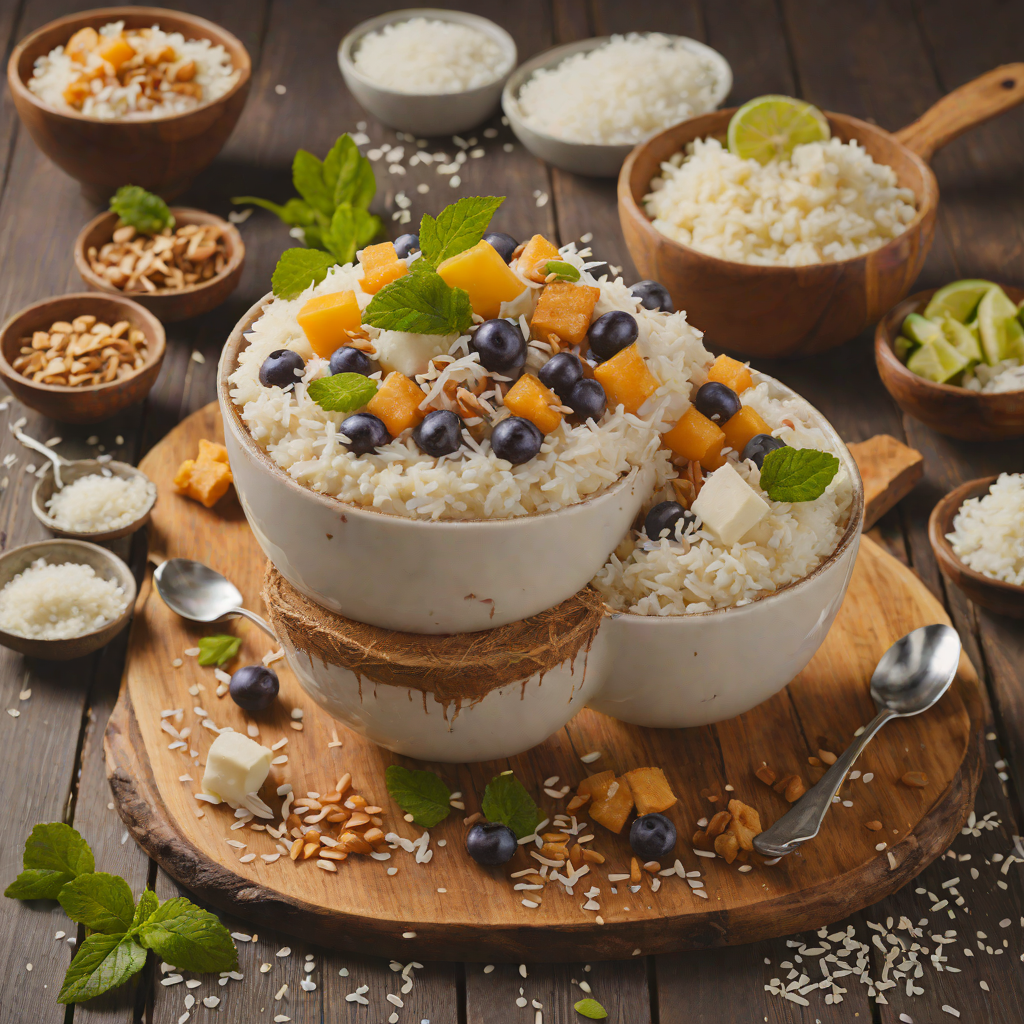 Halo-Halo with Sweetened Beans and Coconut Milk