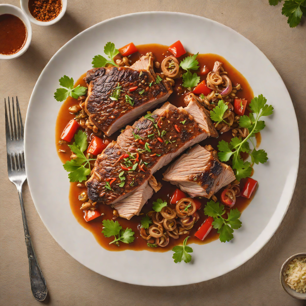 Slow-Cooked Spanish Pork Shoulder with Paprika and Garlic
