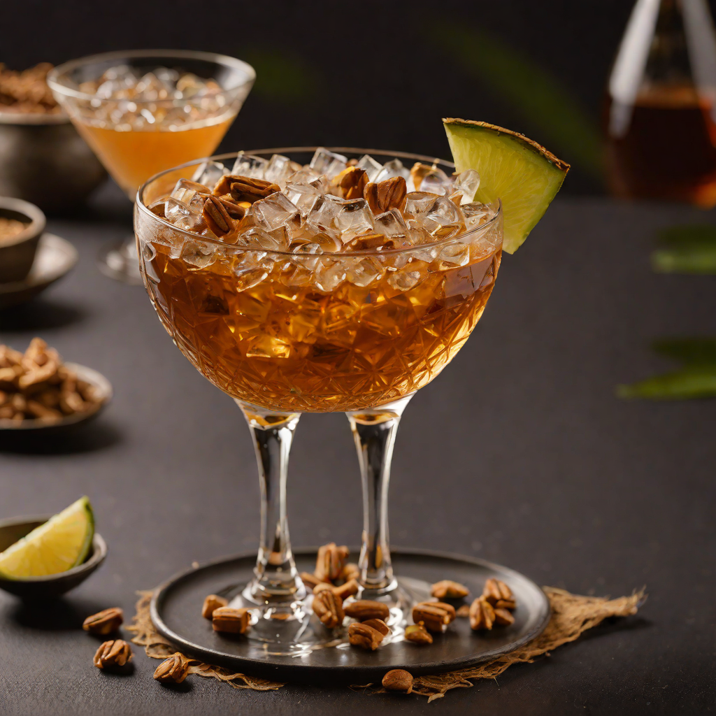Iced Cempedak Coffee with Palm Sugar Syrup