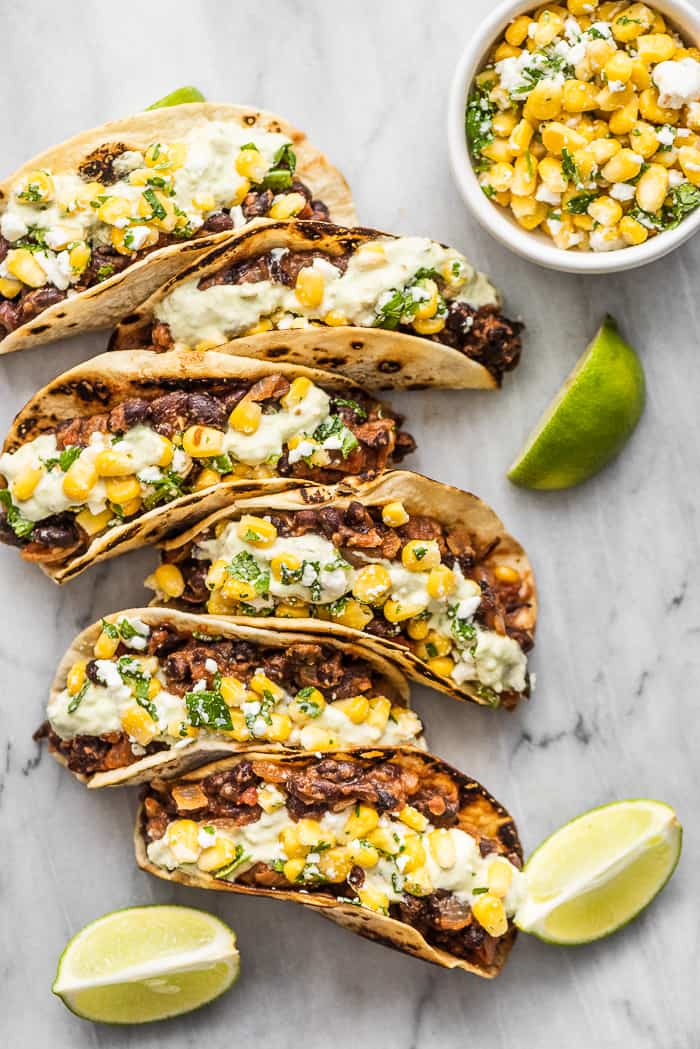 Houston-Style Black Bean Tacos