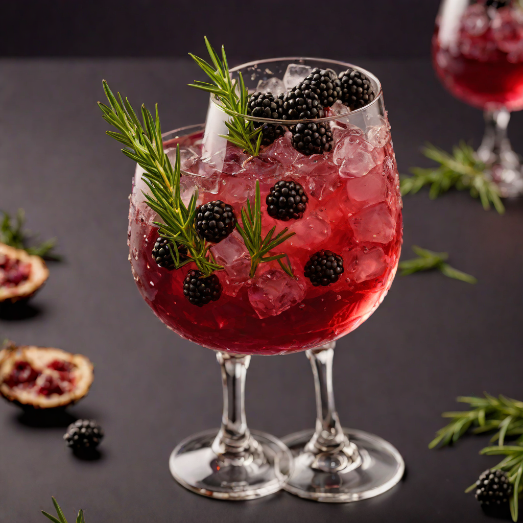 Rosemary Blackberry Sparkler