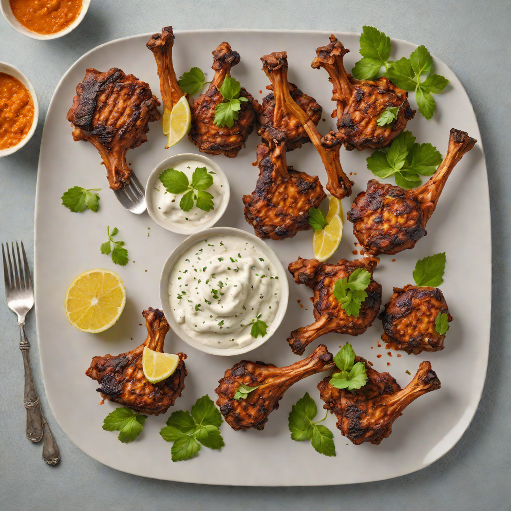 Tandoori-Spiced Lamb Chops with Cooling Raita