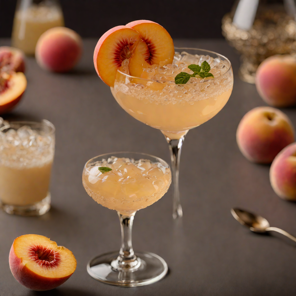 Glinda's Sparkling Peach Elixir