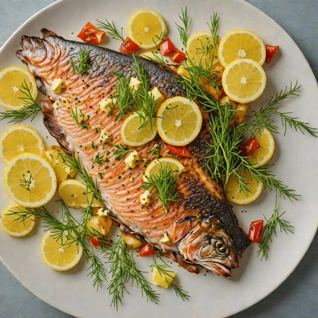 South Fork Colorado-Inspired Grilled Trout with Lemon-Dill Butter