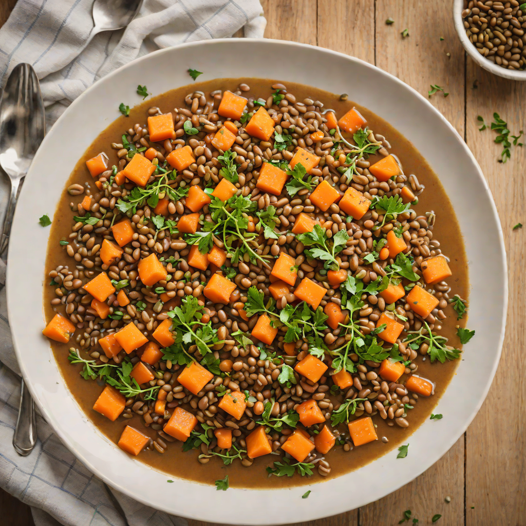 French-Style Lentil and Carrot Stew with Thyme and Garlic