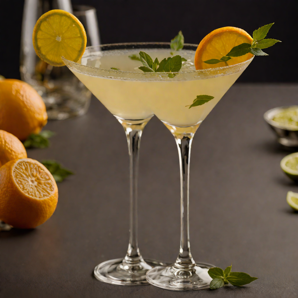 Citrus Herb Stirred Martini