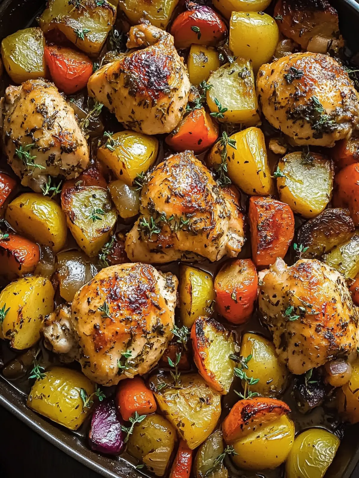 Herb-Roasted Chicken and Vegetables