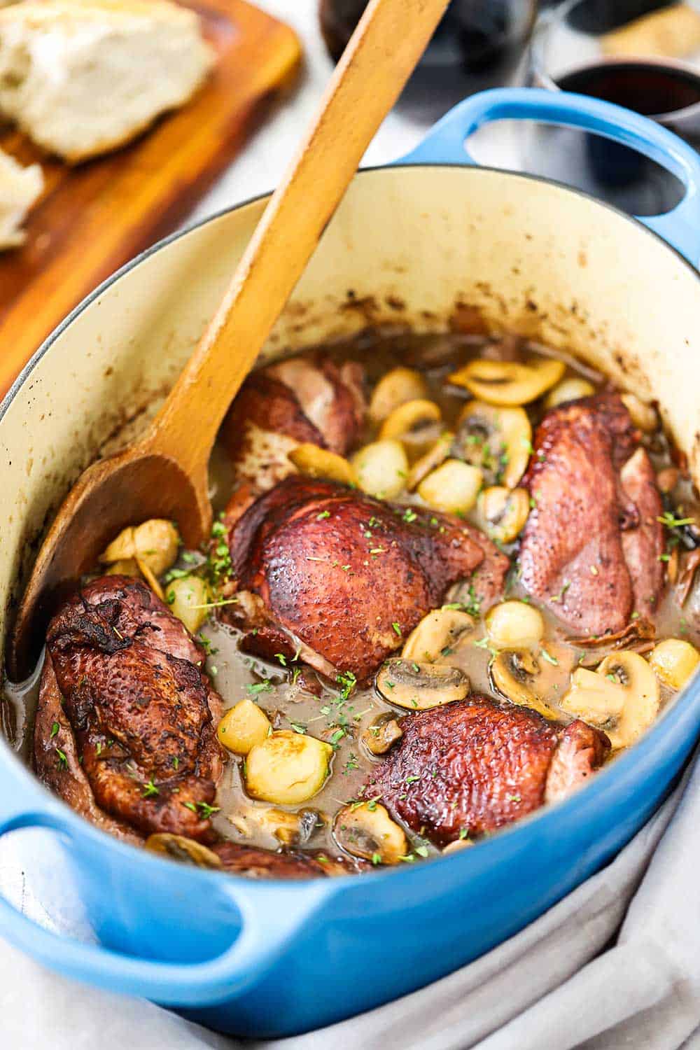 Authentic 1920s Coq au Vin