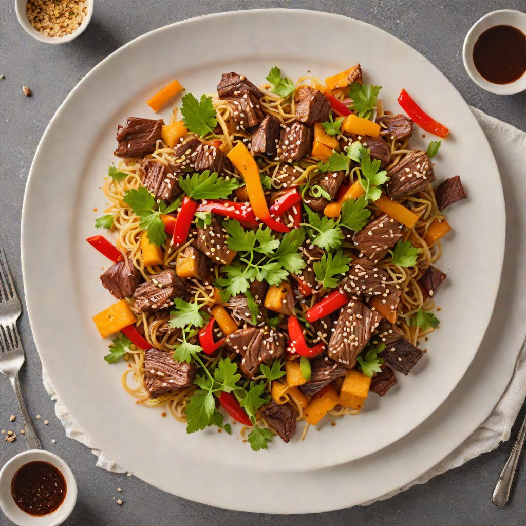 Bush-Spiced Kangaroo Stir-Fry with Quandong Glaze
