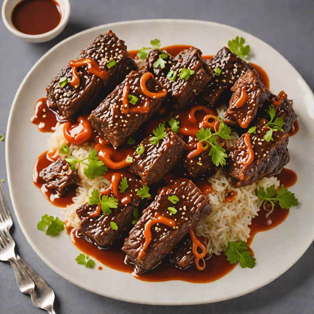 Slow Cooker Korean-Style Beef Short Ribs with Gochujang and Soy