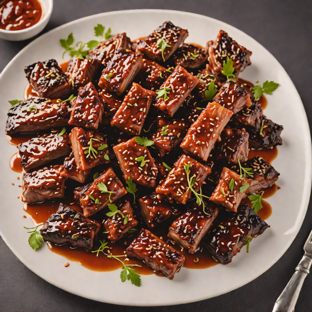 Cherry-Smoked Rib Tips with Spiced Dry Rub