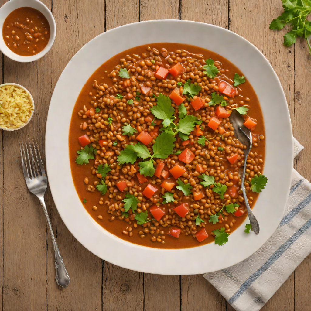 Berbere-Spiced Lentil Stew with Tomatoes