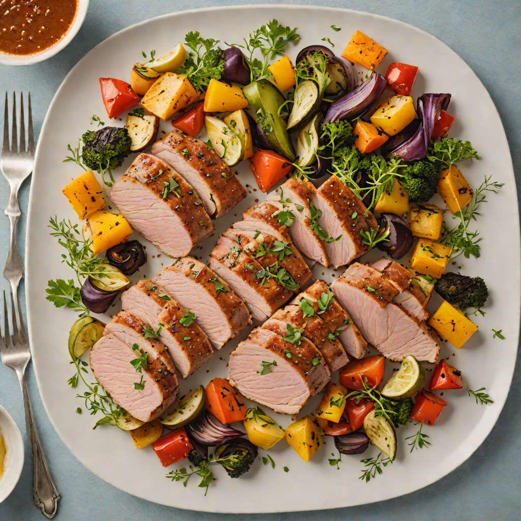 Sheet Pan Citrus-Spiced Pork Tenderloin with Roasted Vegetables