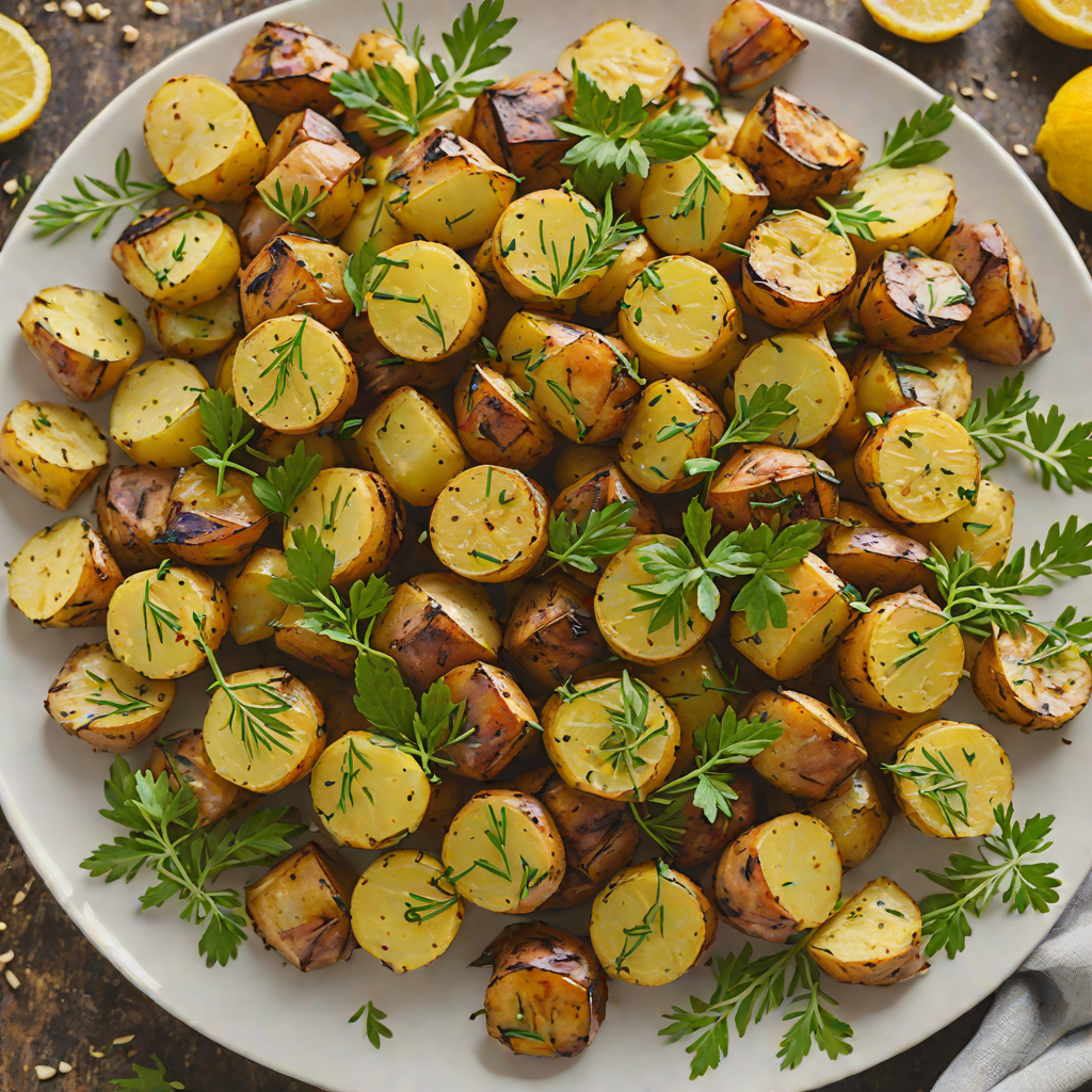 Lemon-Garlic Herb Roasted Potatoes