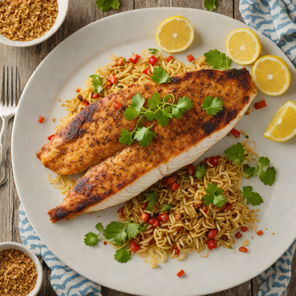 Pan-Seared Catfish with Southern Soul Spice Rub
