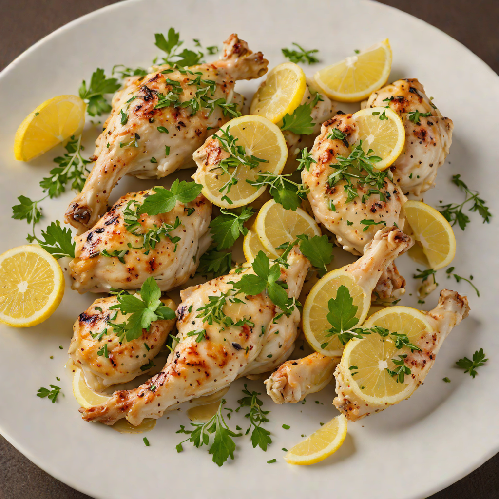 Sautéed Garlic Chicken with Fresh Thyme and Lemon Zest