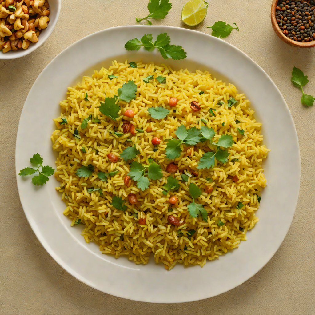 Spiced Moong Dal Khichdi with Ginger and Cumin