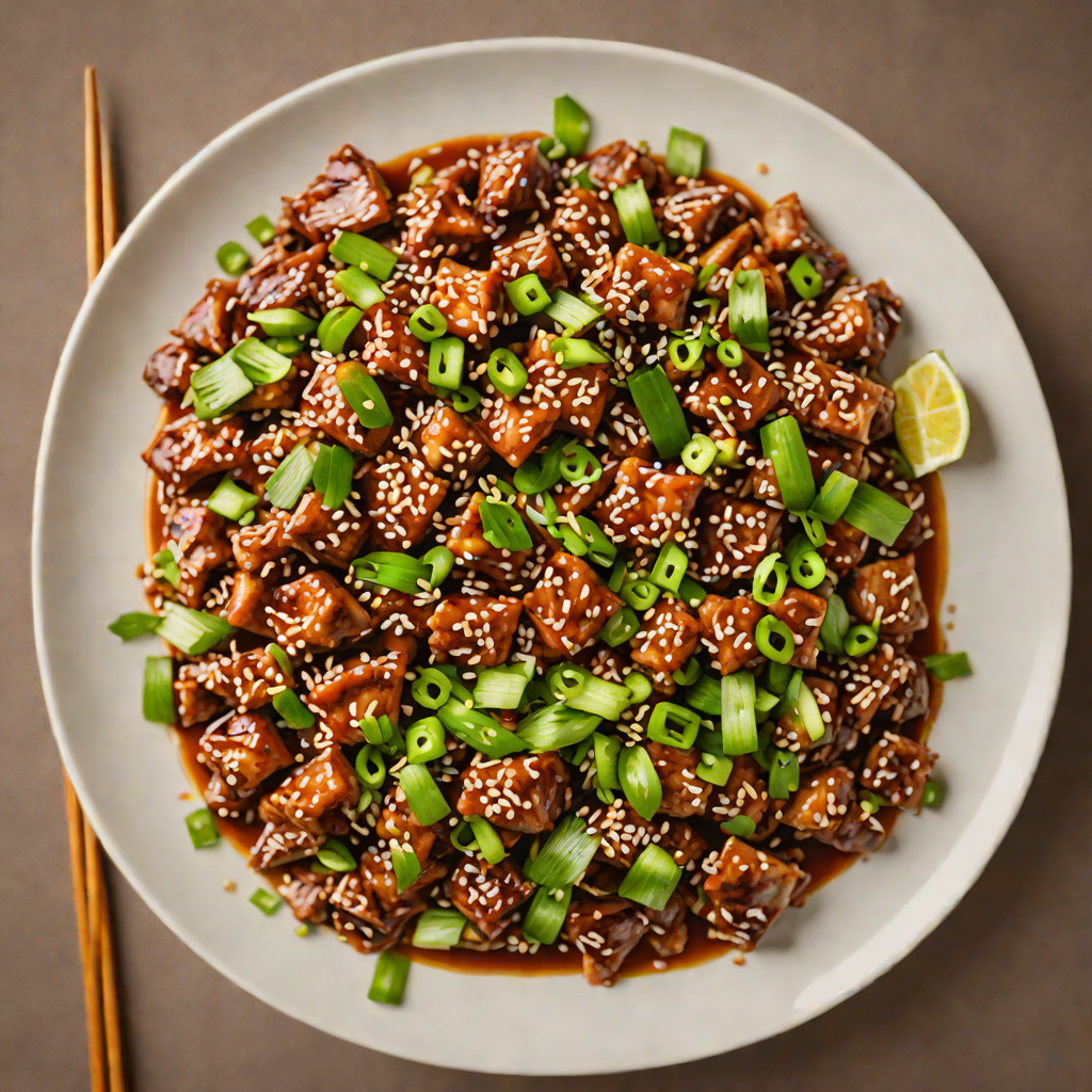 Sautéed Korean-Style Spicy Pork with Scallions and Sesame