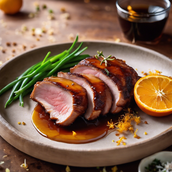 Orange-Glazed Duck Breasts with Citrus Reduction