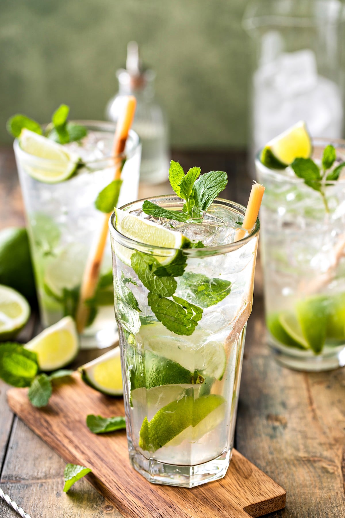 Mint-Pressed Mojito with Fresh Lime and Cane Sugar