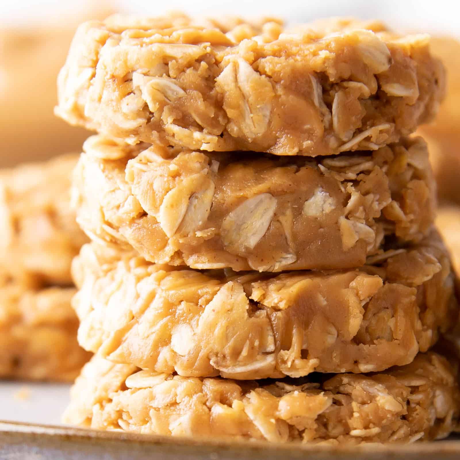 No-Bake Three-Ingredient Peanut Butter Cookies
