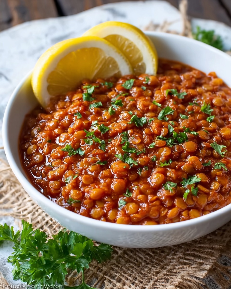 Slow-Simmered Lentil Stew with Berbere and Tomato