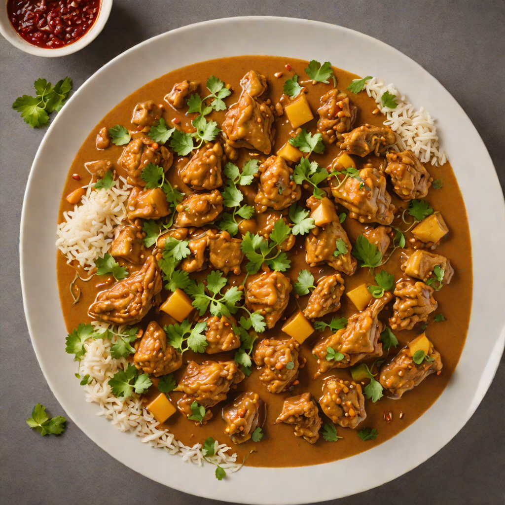 Tangy Tamarind and Ginger Burmese Chicken Curry