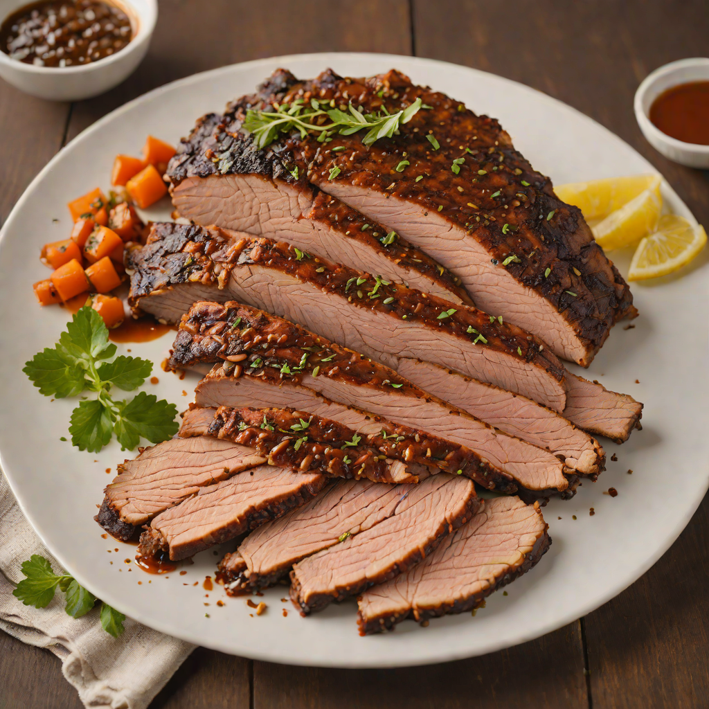 Hickory-Smoked Beef Brisket with Spiced Rub