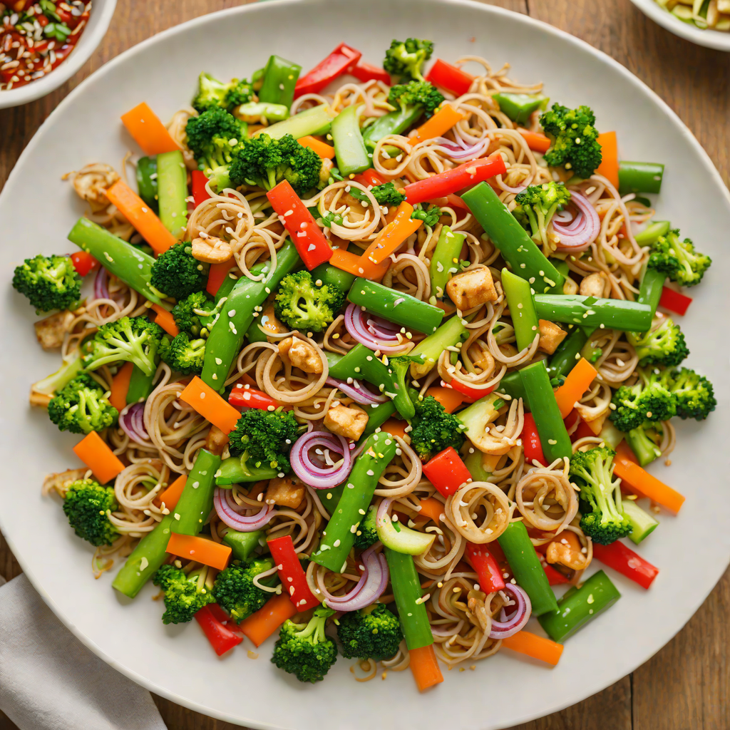 Quick Garlic-Ginger Vegetable Stir Fry
