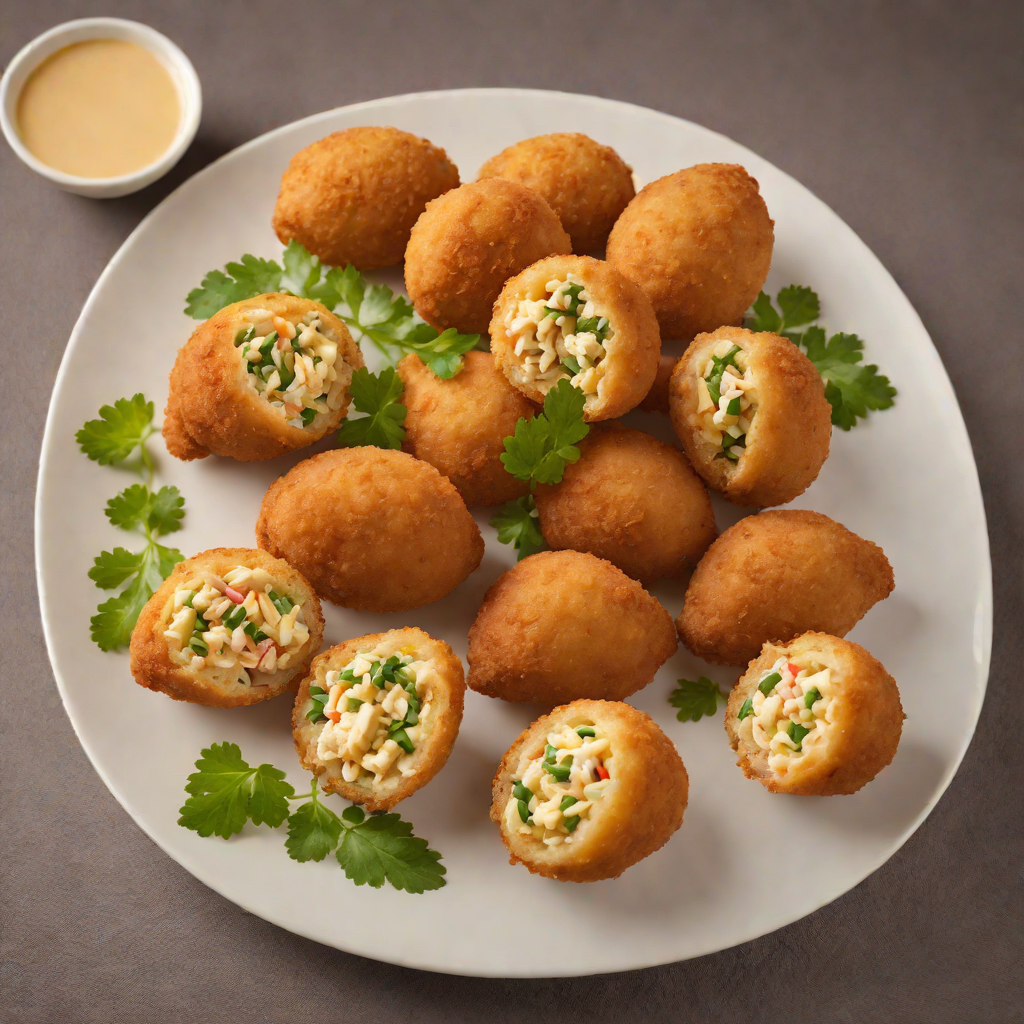 Coxinha-Shaped Chicken Croquettes with Creamy Catupiry Filling