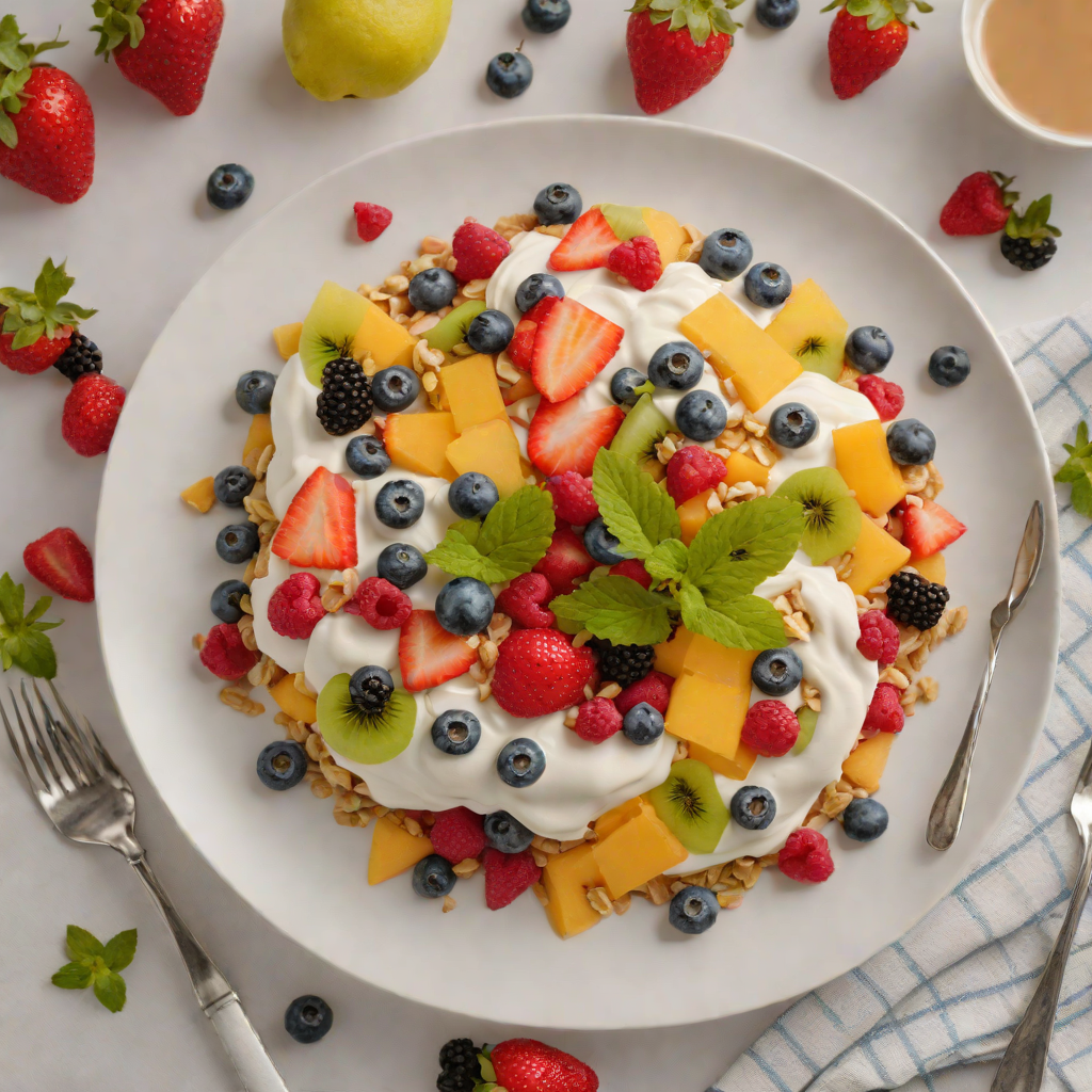 No-Bake Miffy-Inspired Fruit Yogurt Parfait