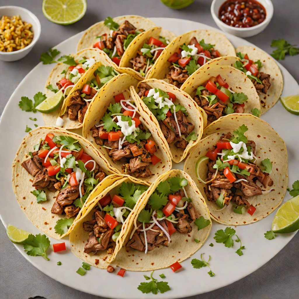 Spicy Mexican Street-Style Tacos with Grilled Pork