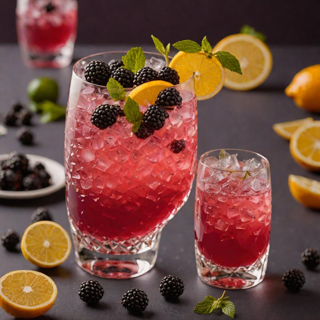 Bright Citrus Blackberry Fizz