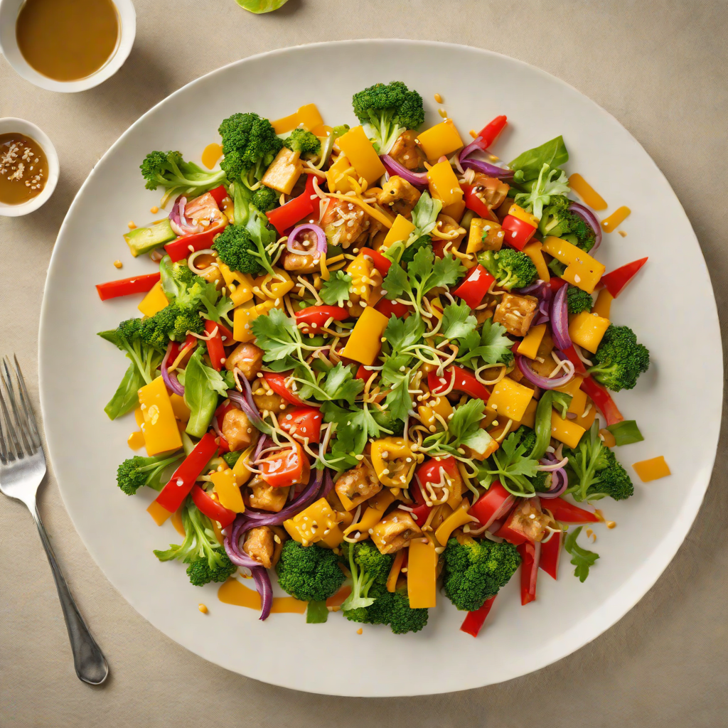 Vegetable Stir-Fry with Ginger-Turmeric Sauce
