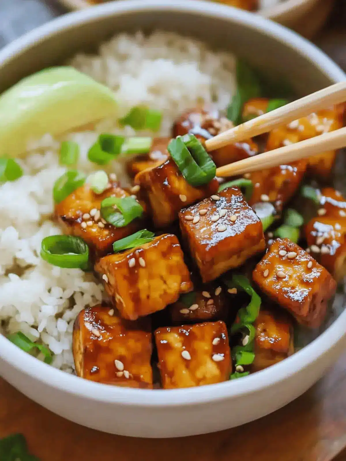 Miso-Glazed Tofu Skewers