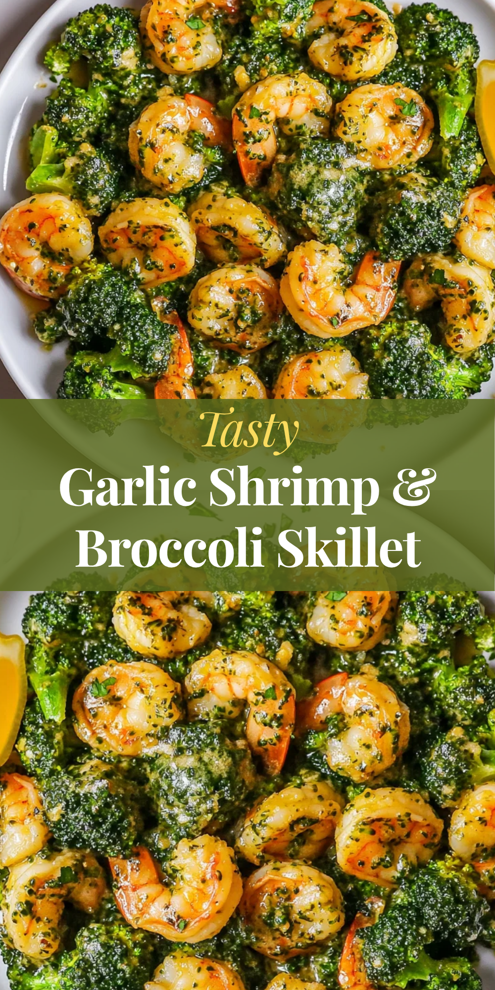 Sautéed Garlic Shrimp with Broccoli and Lemon