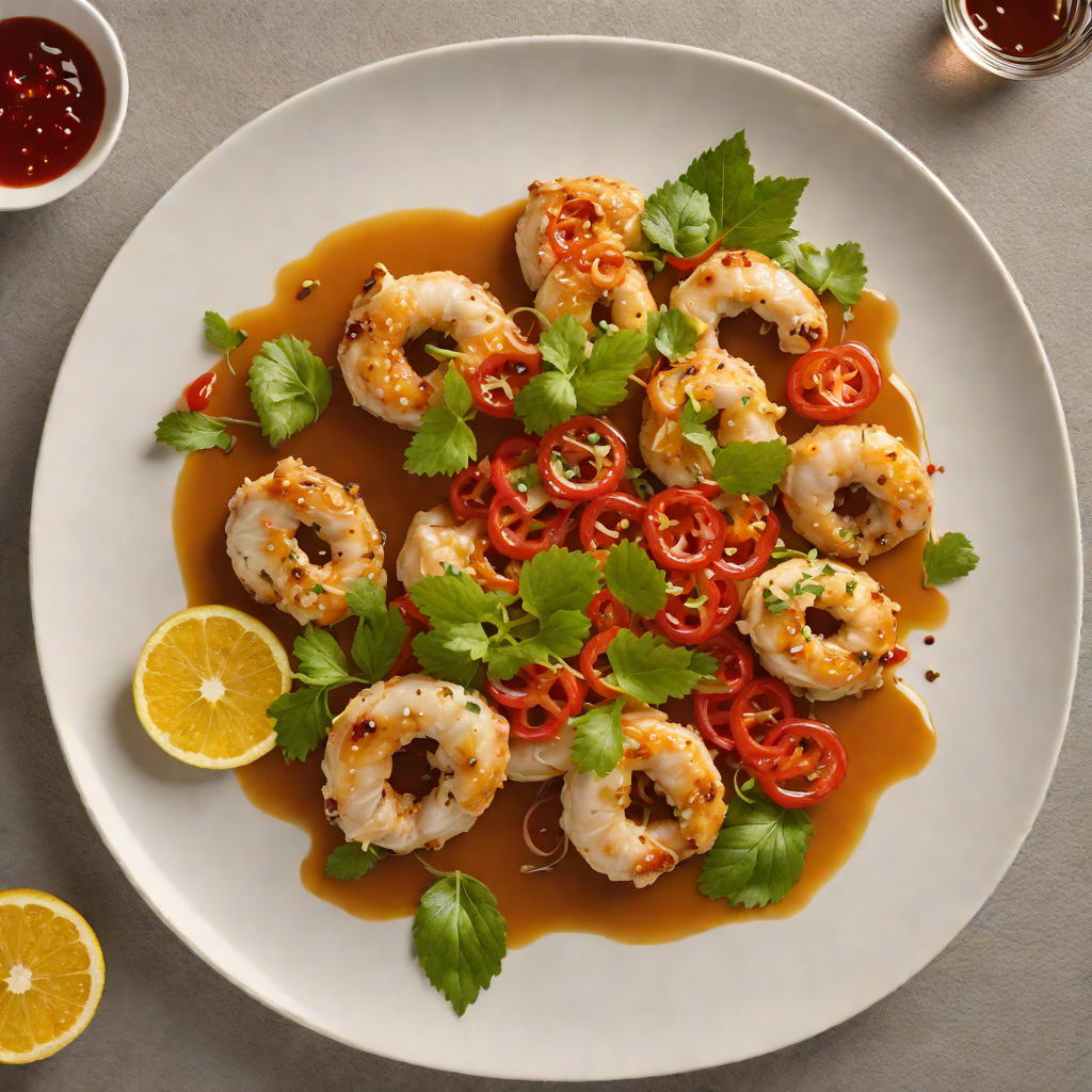 Sautéed Chicken with Mega Ring-Inspired Citrus and Chili Sauce