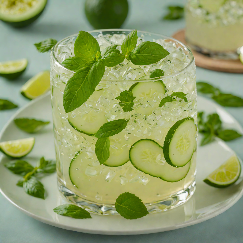 Cucumber-Basil Tequila Collins