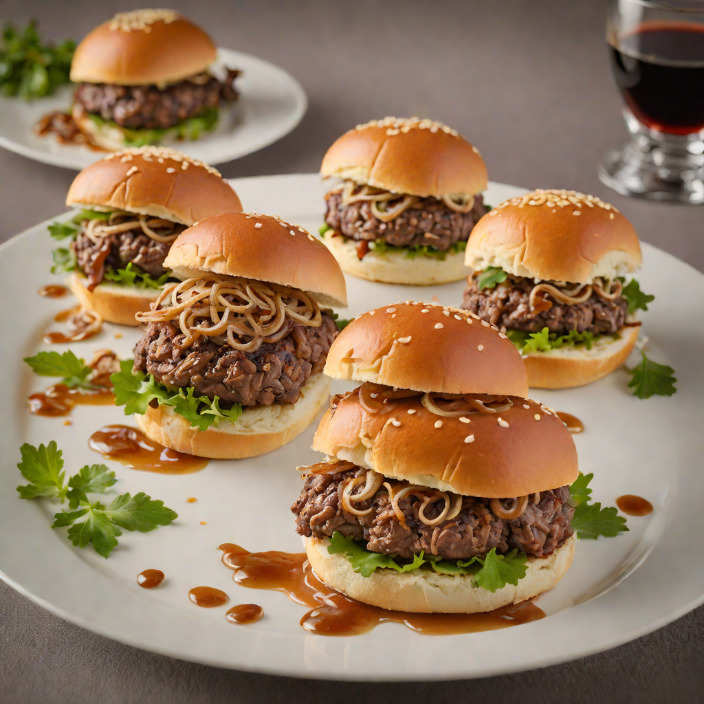 Espresso-Rubbed Beef Sliders with Caramelized Onions