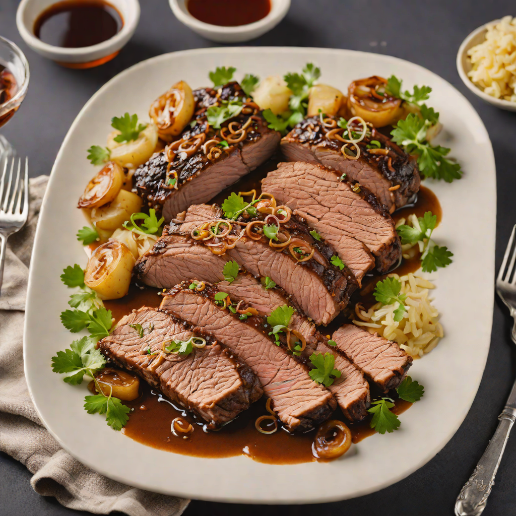 Craft Beer-Braised Brisket with Onions
