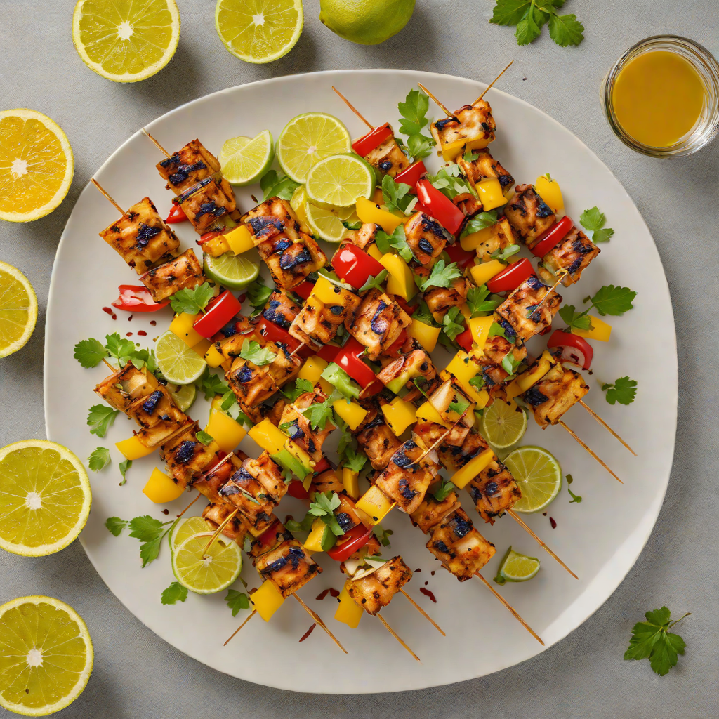 Citrus-Spiced Caribbean Chicken Skewers