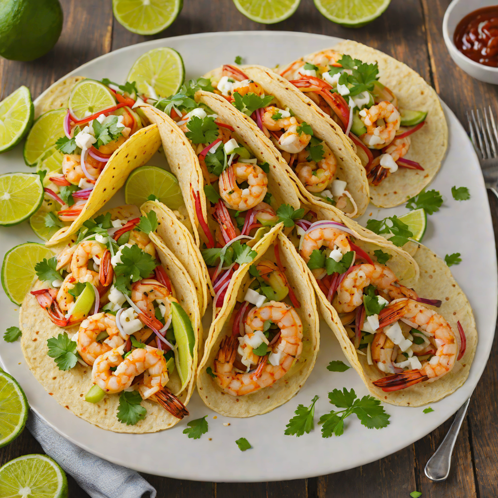 Grilled Chipotle-Lime Shrimp Tacos